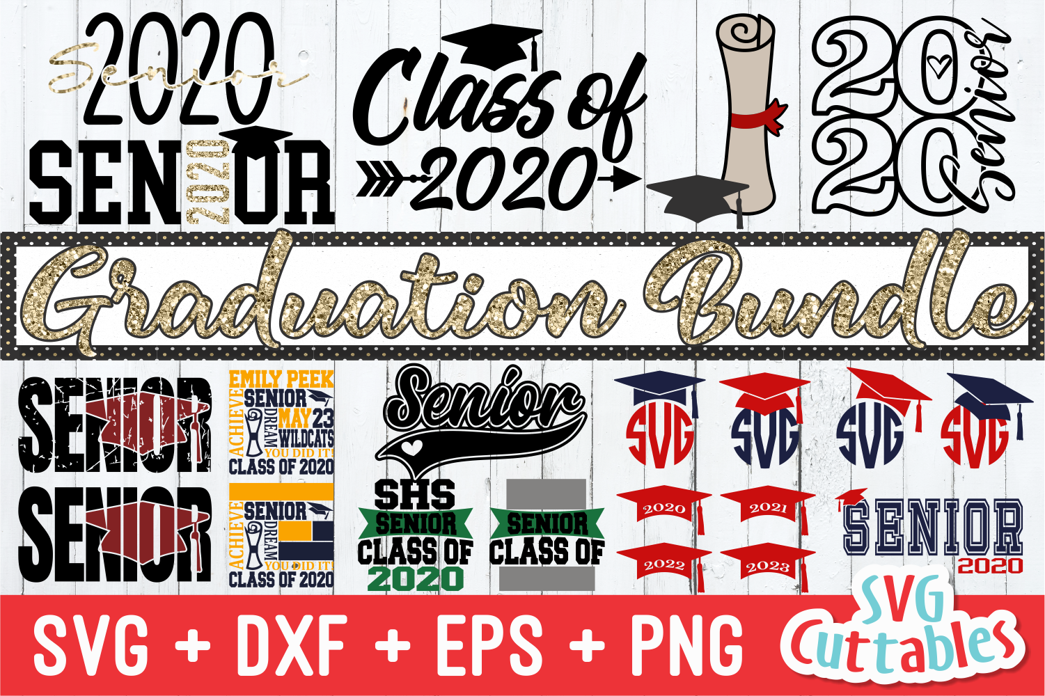 Download Graduation Bundle | Senior Graduation | SVG Cut File By Svg Cuttables | TheHungryJPEG.com