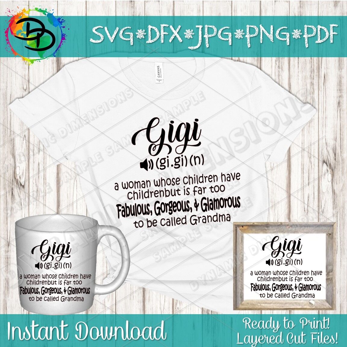 Download GiGi SVG, Grandma svg, GiGi Shirt svg, GiGi Noun, Mom svg, Mothers Day By Dynamic Dimensions ...