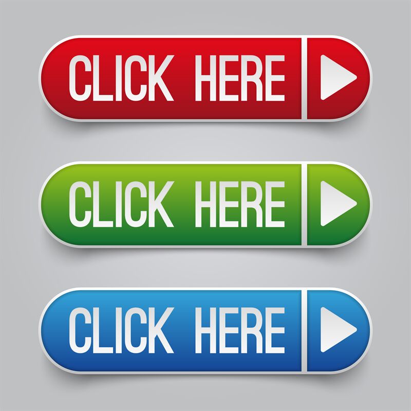 Colorful click here web vector buttons set By Microvector | TheHungryJPEG