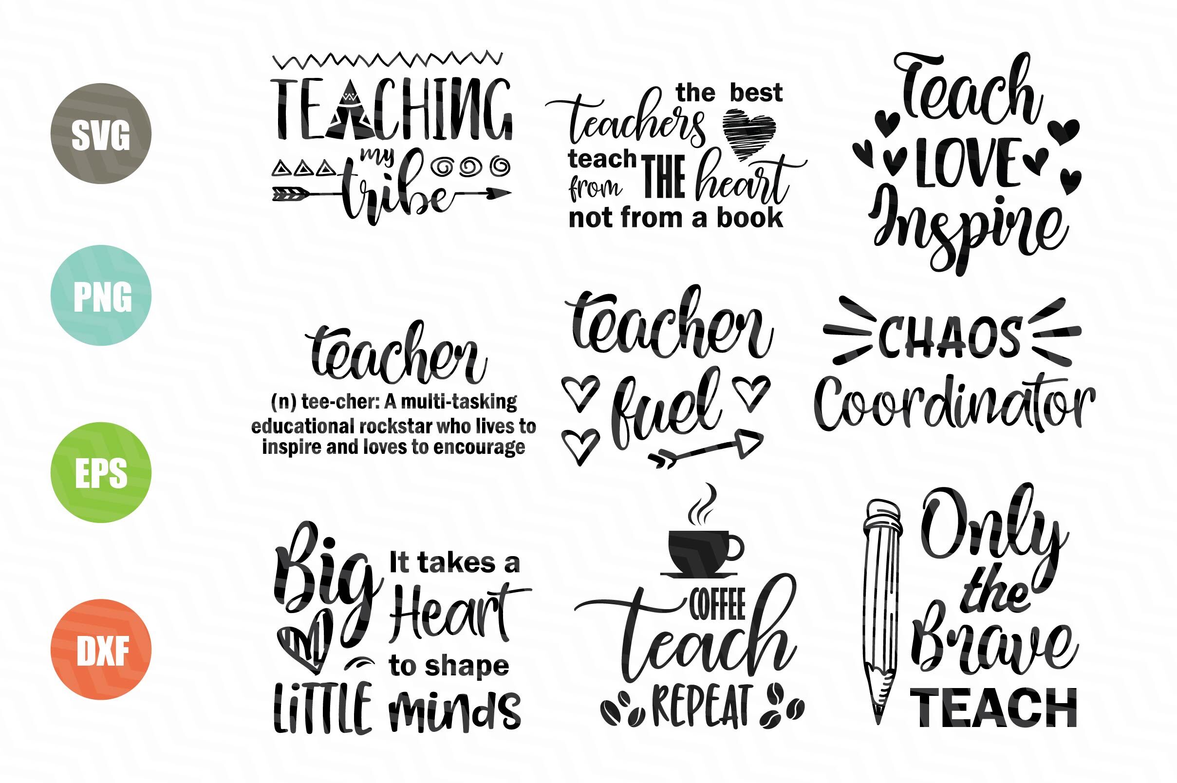 Download Teacher Svg Bundle By Newsvgart Thehungryjpeg Com