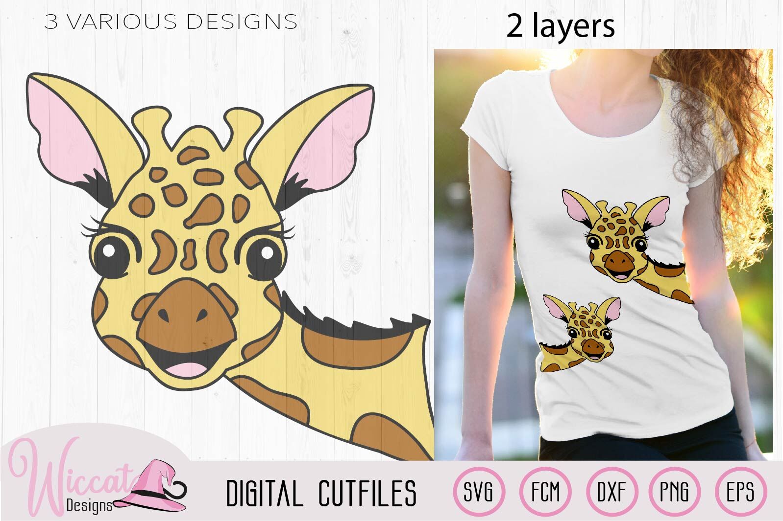 Funny Giraffe Svg By Wiccatdesigns Thehungryjpeg Com