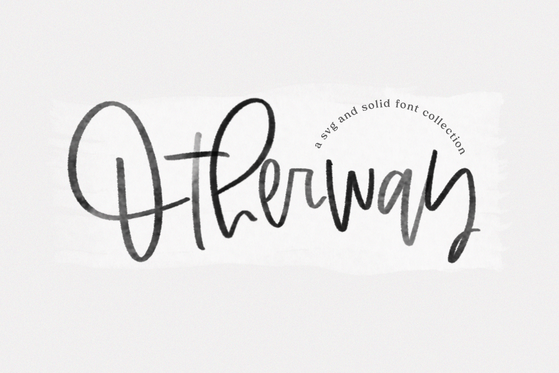 Otherway Svg Amp Solid Script Font By Ka Designs Thehungryjpeg Com