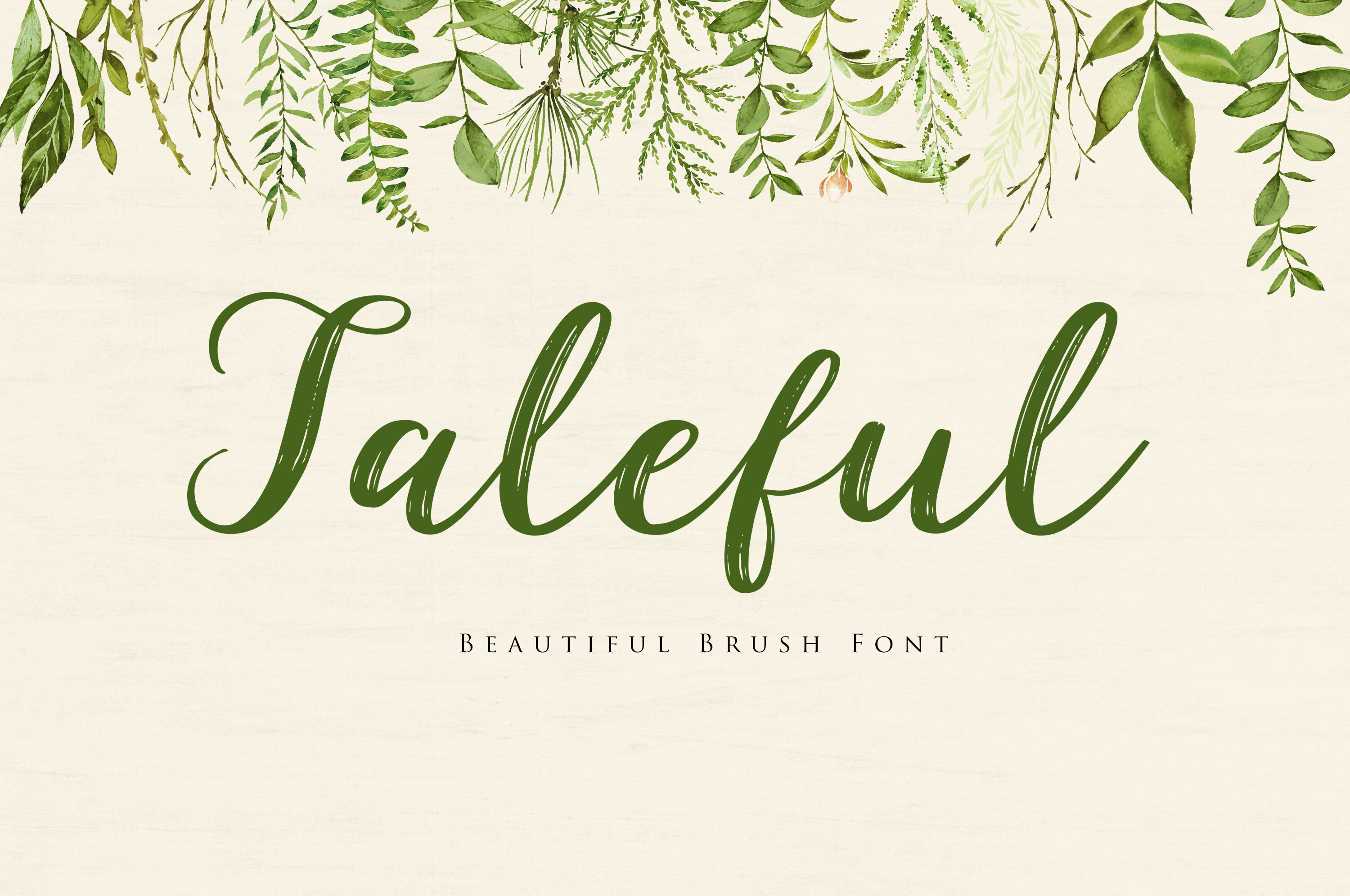 Taleful Beautiful Brush Script Font By Prototype Studio Thehungryjpeg Com
