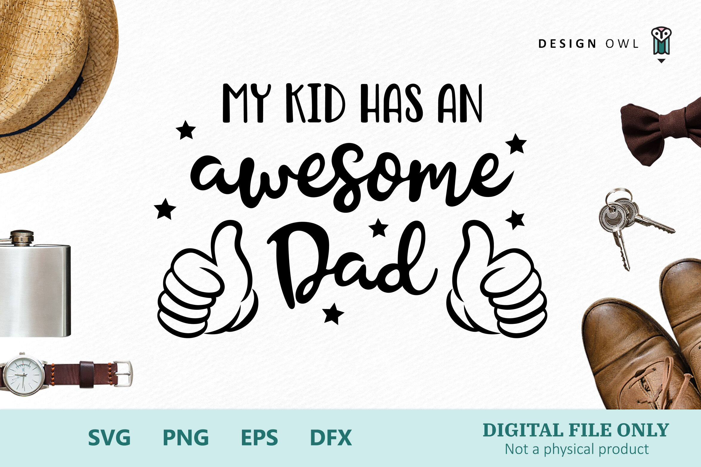 The Funny Dad Bundle - SVG files By Design Owl | TheHungryJPEG.com