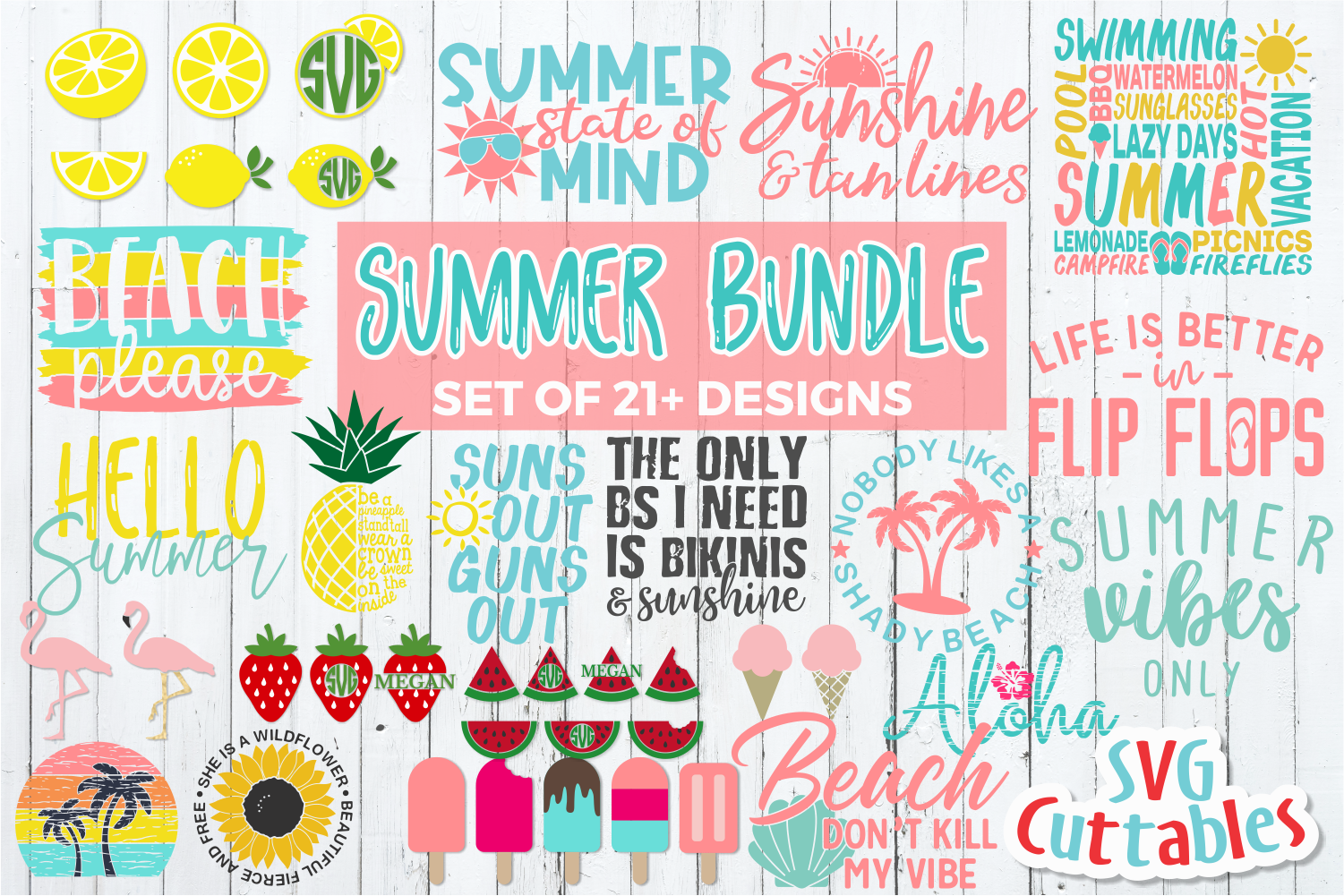 Download Summer Bundle | Shirt Designs | SVG Cut File By Svg Cuttables | TheHungryJPEG.com