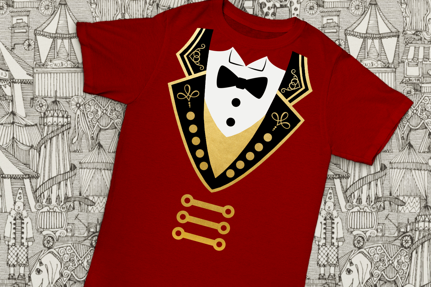 Download Circus Ringmaster Coat And Tuxedo Svg Png Dxf By Designed By Geeks Thehungryjpeg Com