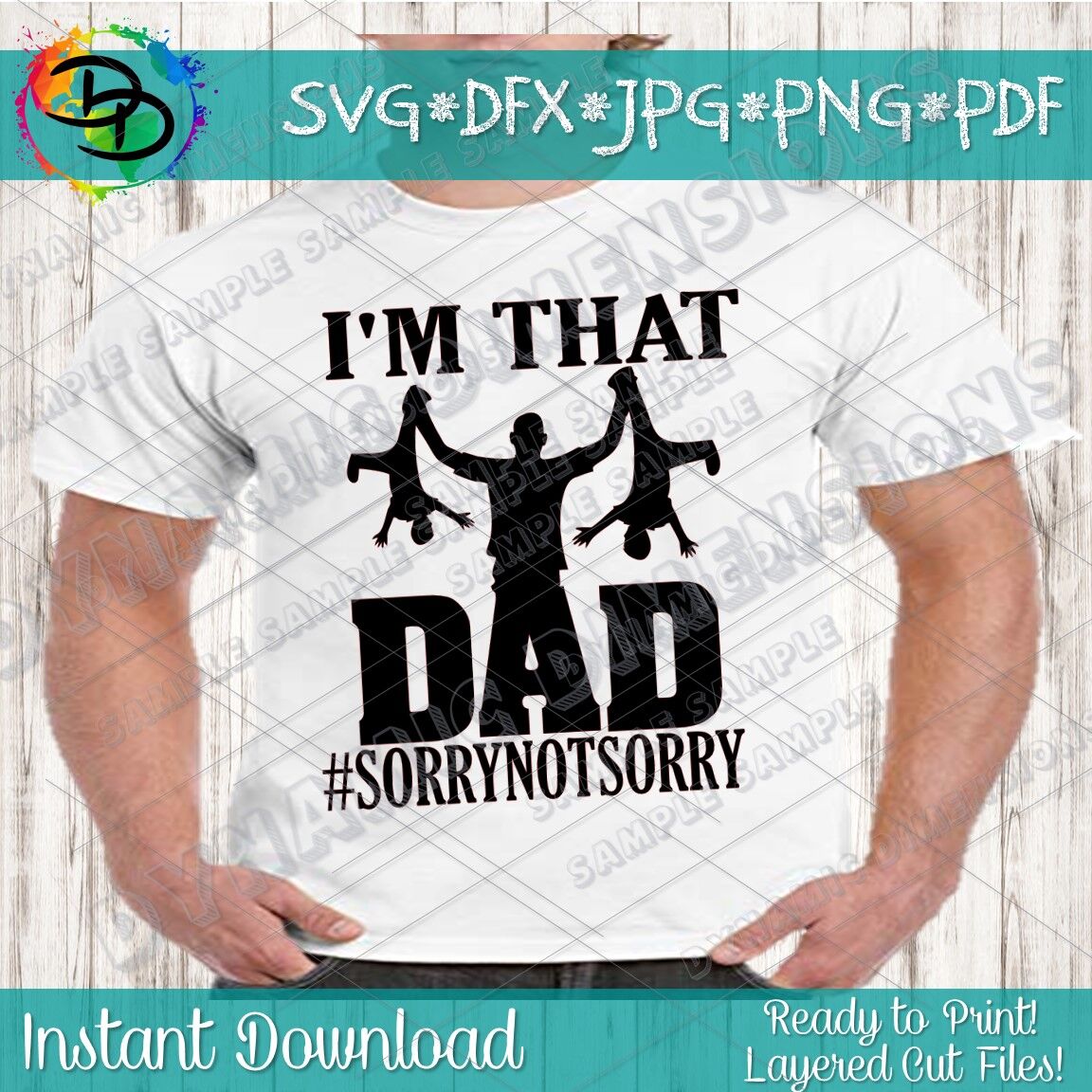 Download Dad svg cut file, Father, I'm that dad, Fun dad, Father's ...