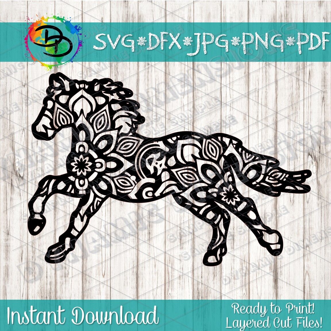 Download Mandala Svg Horse Svg Zentangle Animal Svg Horse Mandala Horse Zenta By Dynamic Dimensions PSD Mockup Templates