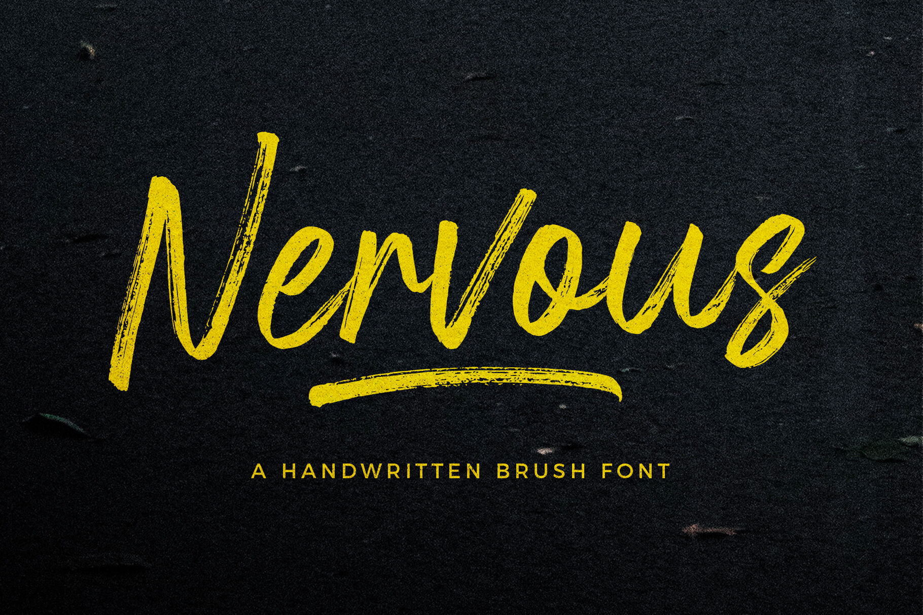 Nervous Brush Font By Trustha Thehungryjpeg Com