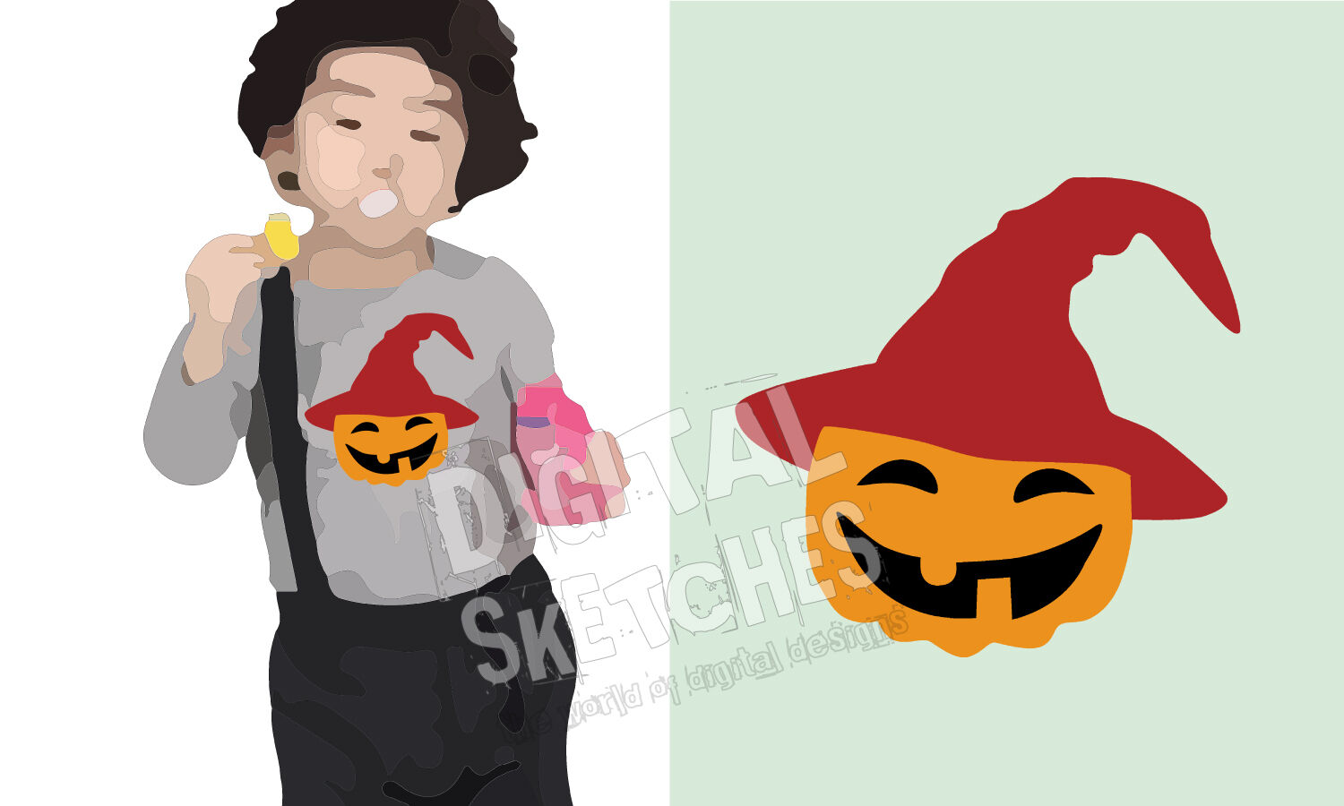 Pumpkin Vector Graphic Halloween Svg Halloween Cut File Dxf Cricut By Digital Sketches Thehungryjpeg Com