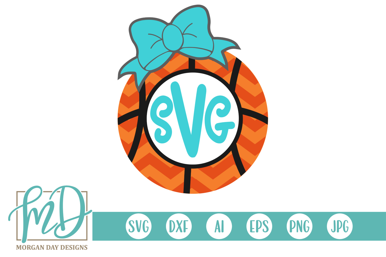 Download Basketball Monogram SVG By Morgan Day Designs | TheHungryJPEG.com