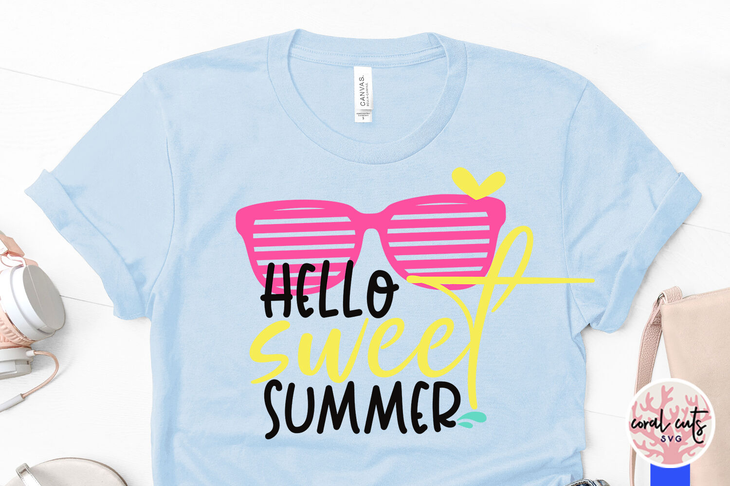 Hello sweet summer - Summer SVG EPS DXF PNG Cut File By ...