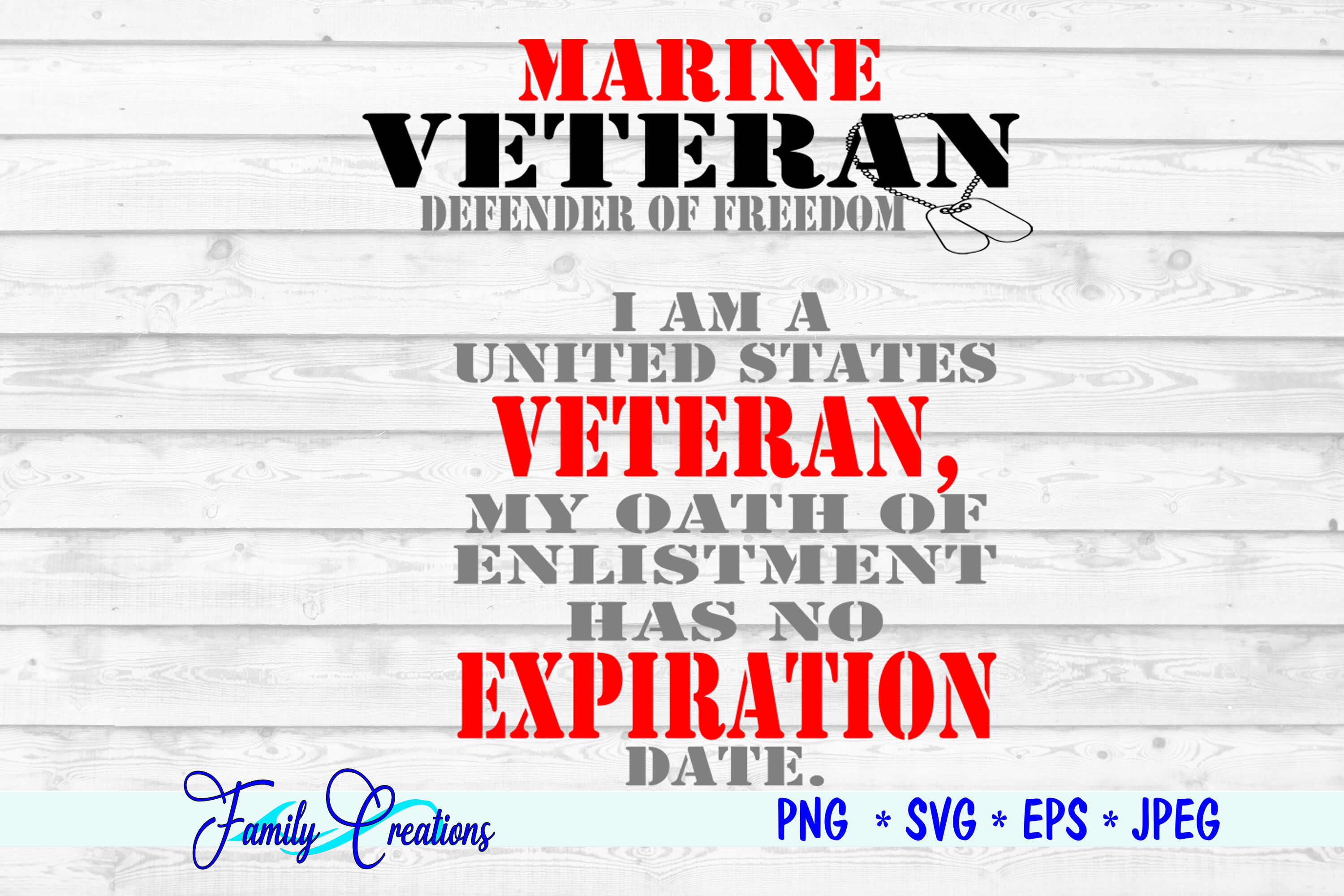 Download Marine Veteran By Family Creations Thehungryjpeg Com