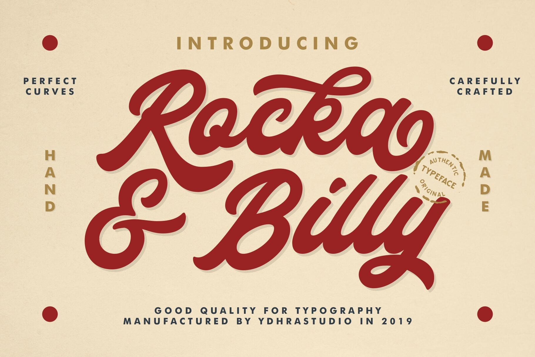 Rocka Billy Bold Script Font By Ydhra Studio Thehungryjpeg Com