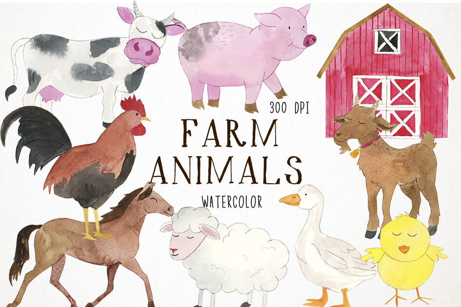 farm animal clip art free