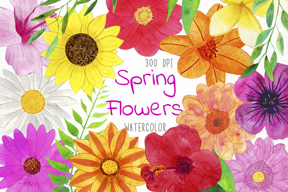 spring flower bouquet clip art