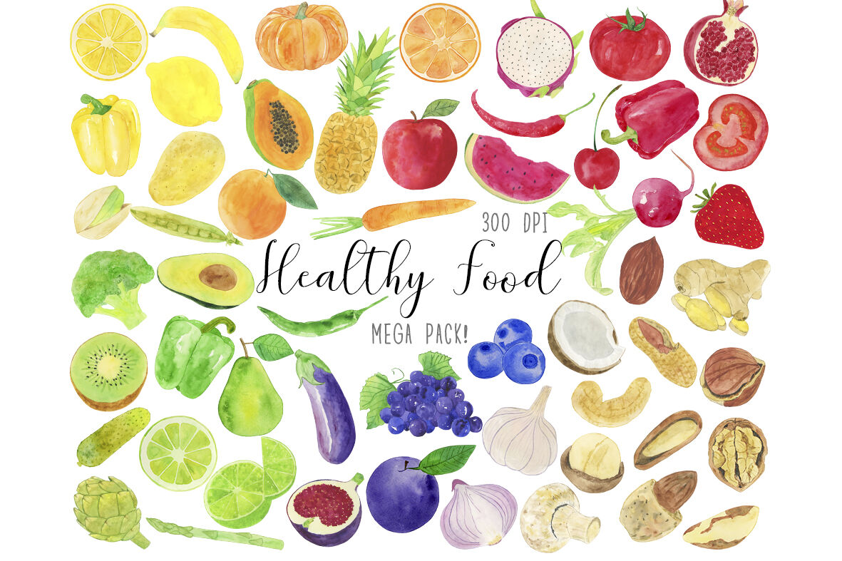 healthy food clipart images