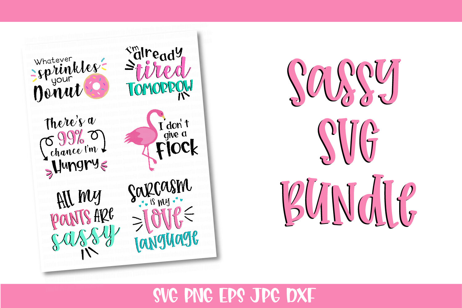 Multi-Pack Sassy Svg Sarcastic  Bundle Various Svg Bundle COMMERCIAL USE Humorous Svg Funny Bundle Silhouette Cut File for Cricut