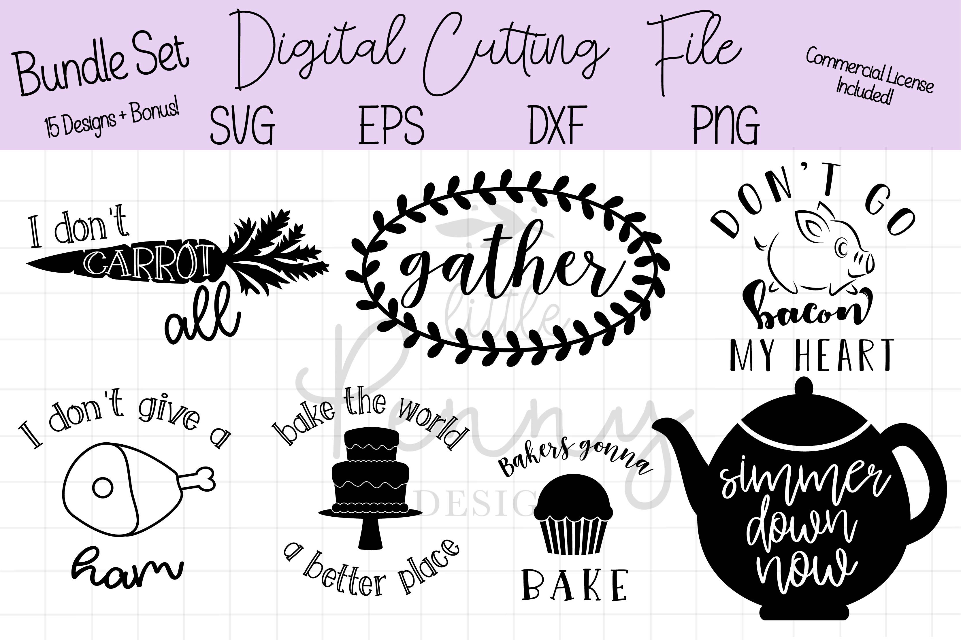 Download Kitchen SVG Bundle By Little Penny Designs | TheHungryJPEG.com