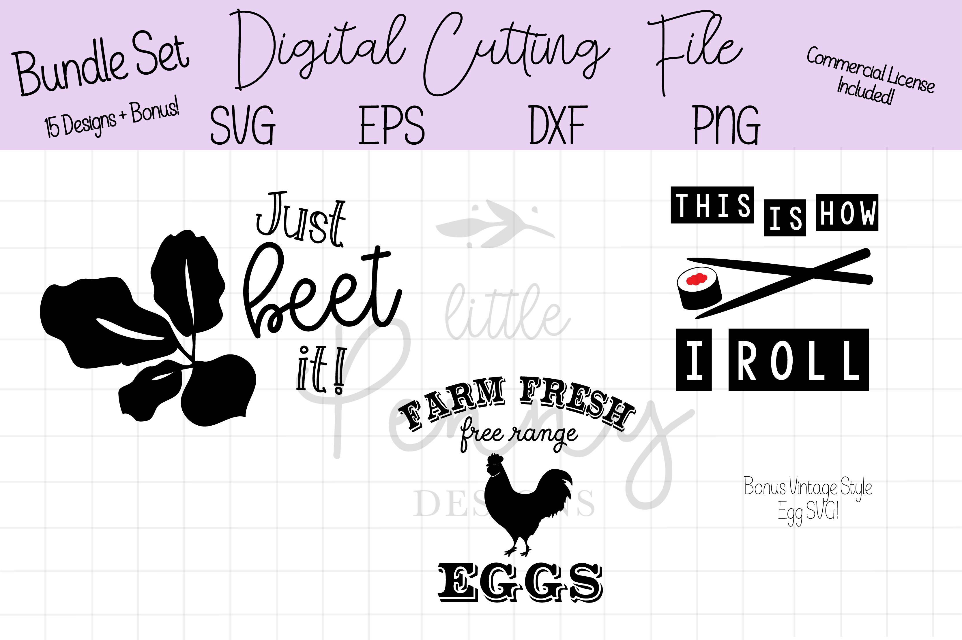 Kitchen SVG Bundle By Little Penny Designs | TheHungryJPEG.com