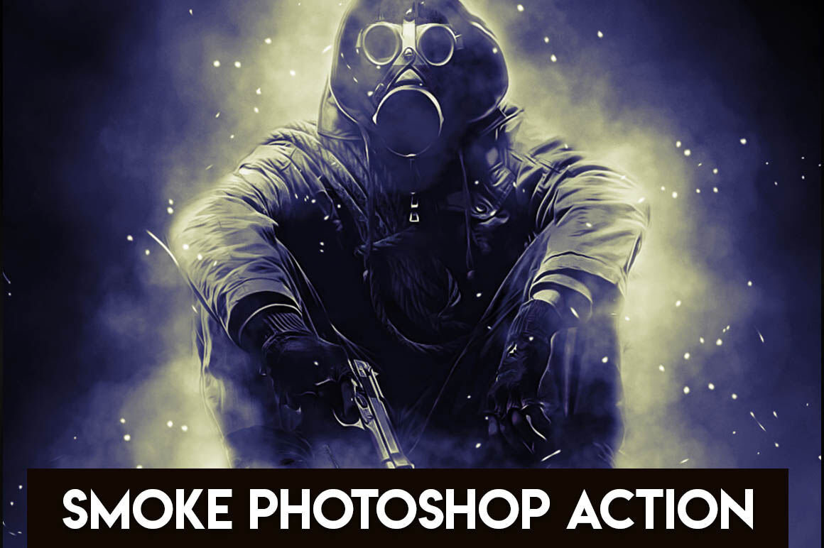 smoke photoshop action free download