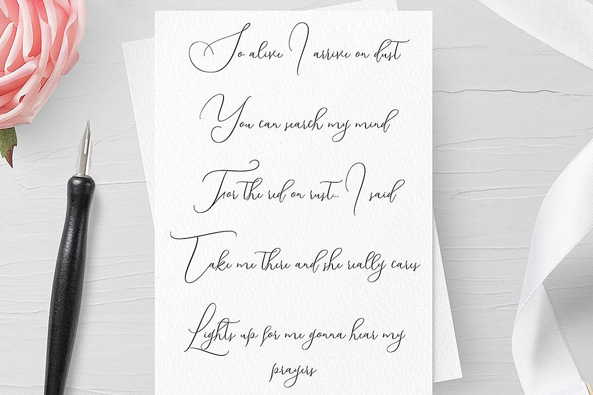 Shailene Script Font By Cruzine Design Thehungryjpeg Com