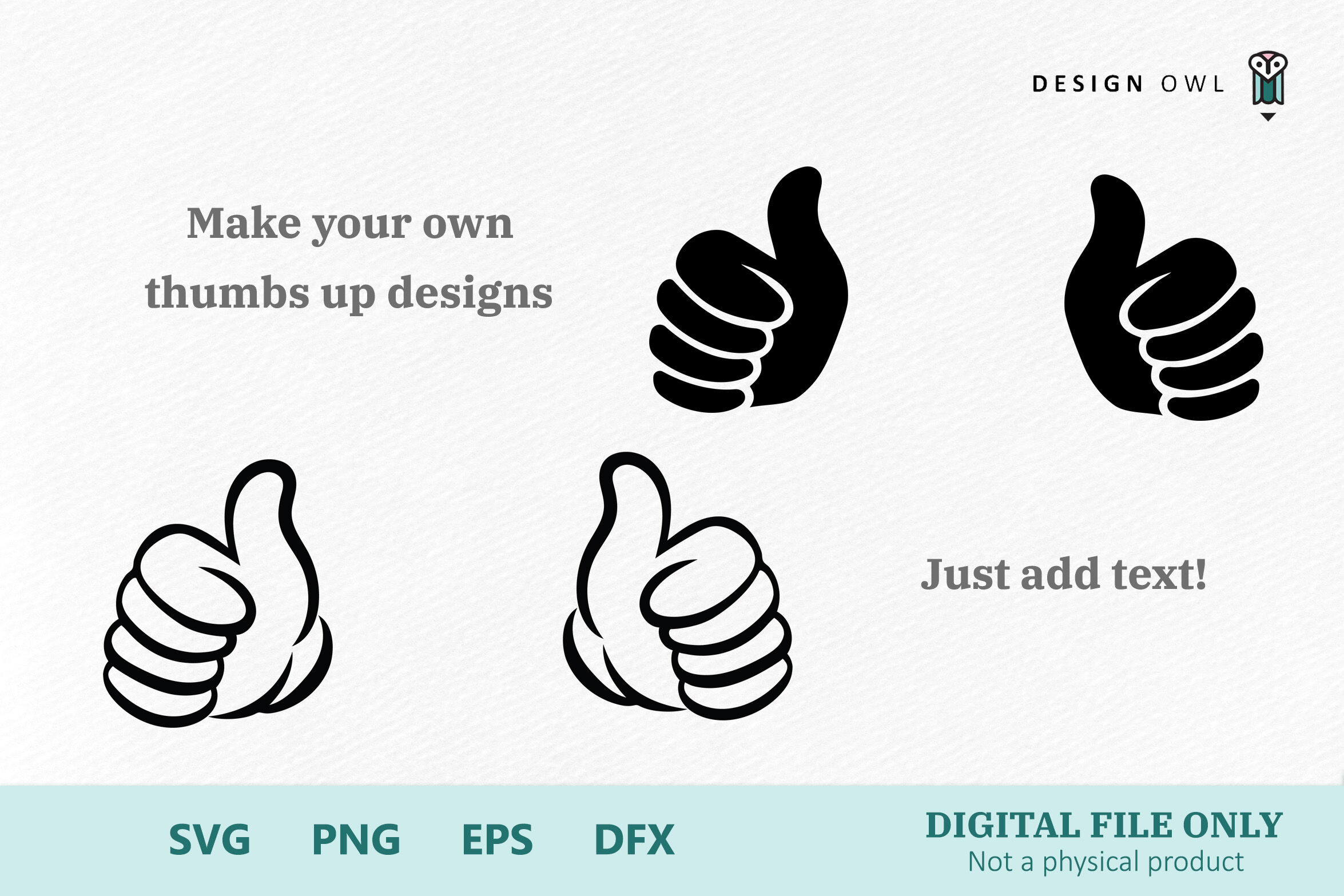 Download Thumbs up - SVG cut files By Design Owl | TheHungryJPEG.com