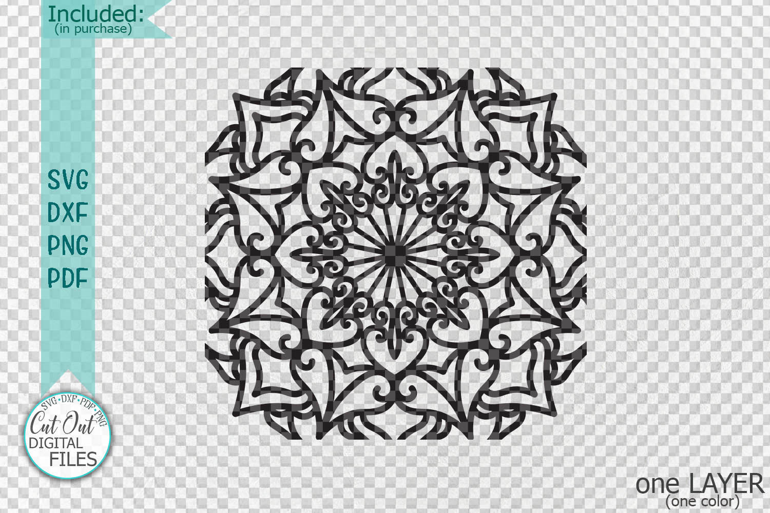 Square Mandala Sign Tile Style Home Farmhouse Svg Cut Out By Kartcreation Thehungryjpeg Com