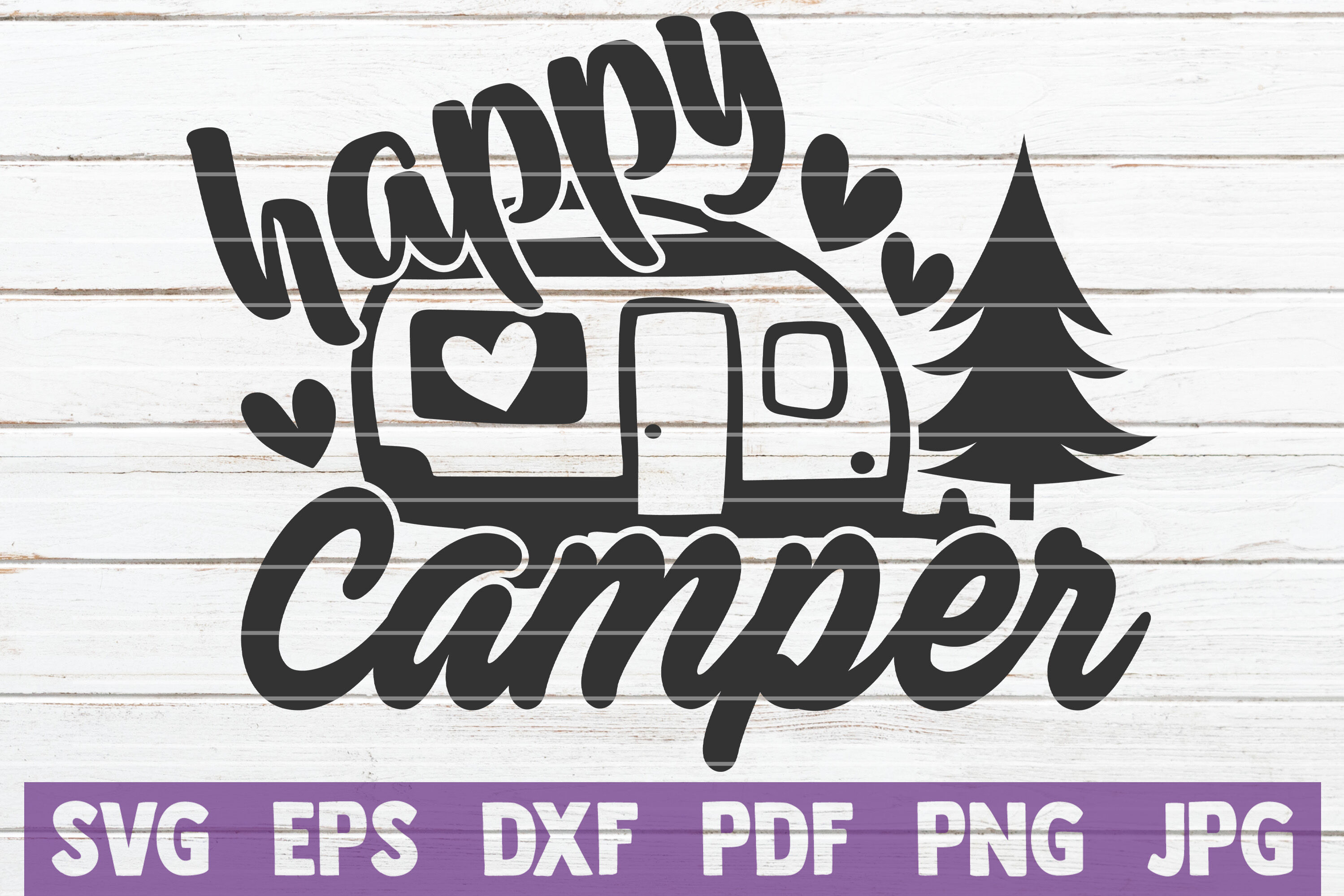 Download Happy Camper Camping Svg Free for Cricut, Silhouette, Brother