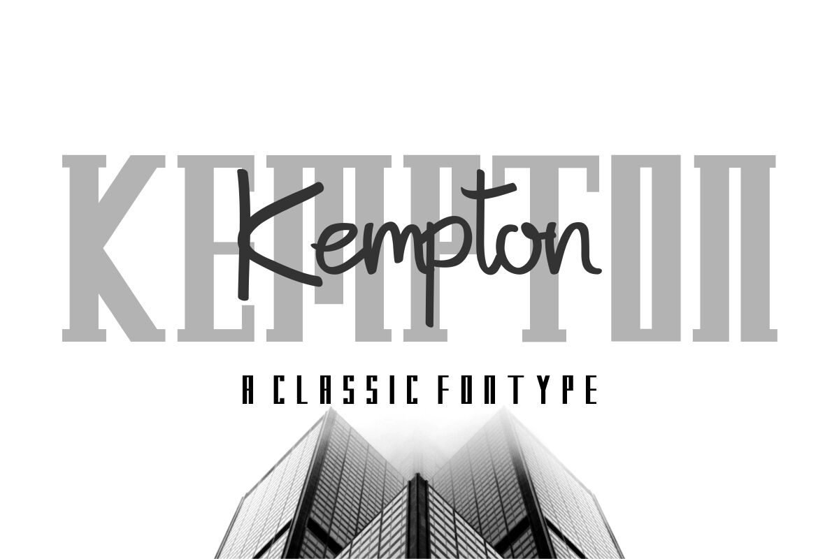 Kempton By Edric Studio Thehungryjpeg Com