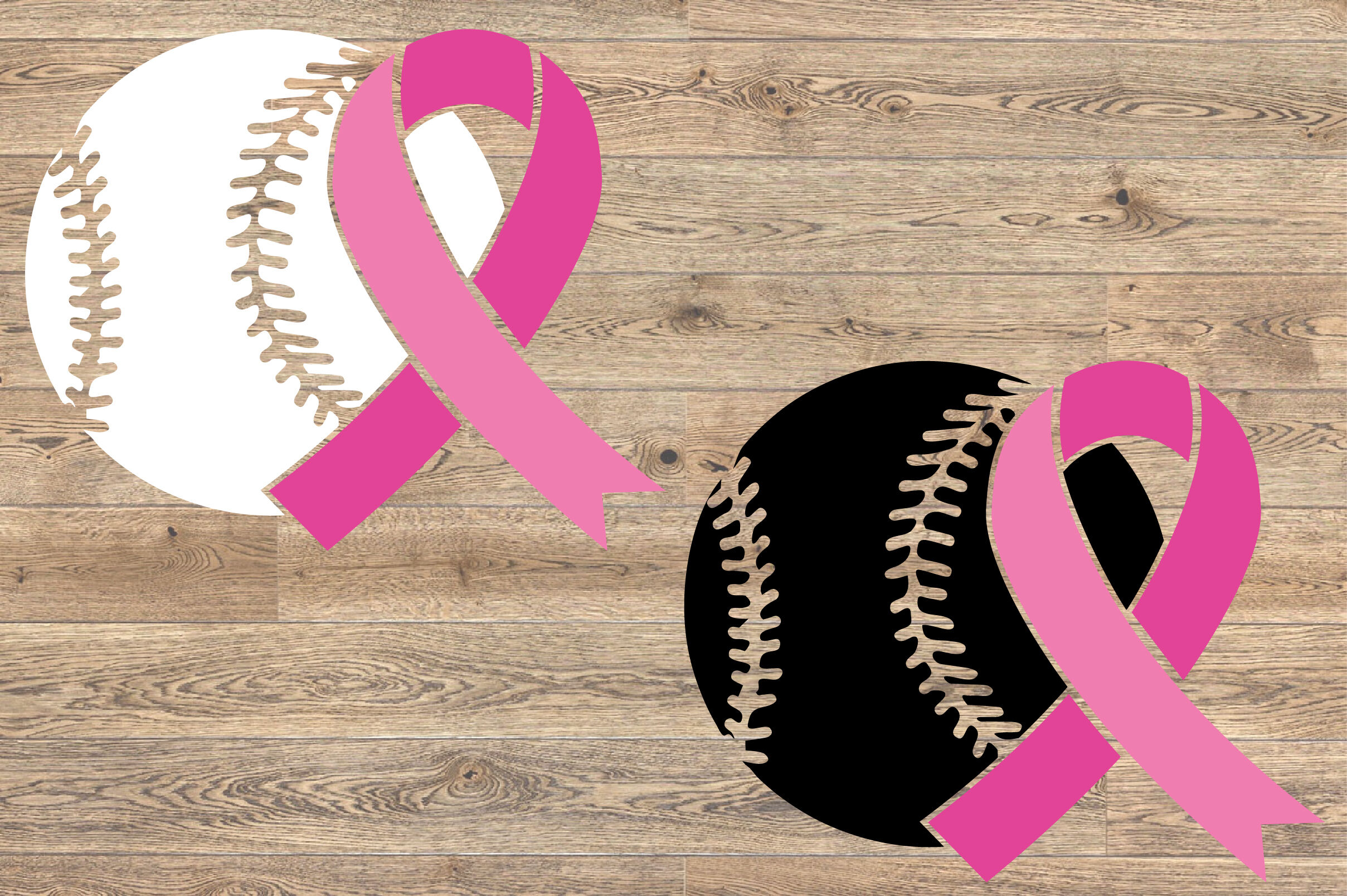 Baseball Tackle Breast Cancer Svg Awareness ribbon svg Sayings 1452S By  HamHamArt | TheHungryJPEG