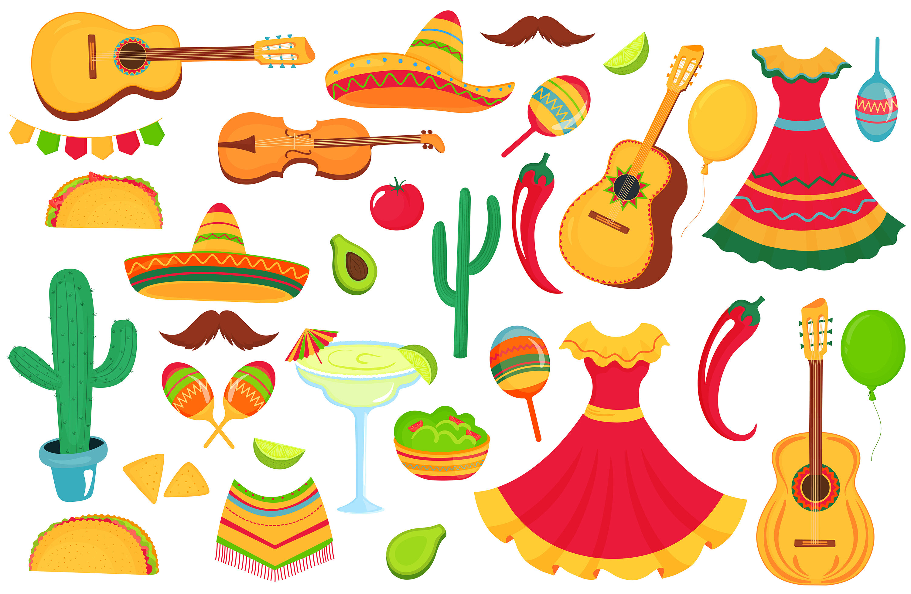 Viva Mexico. Vector Illustration. By Liluart 