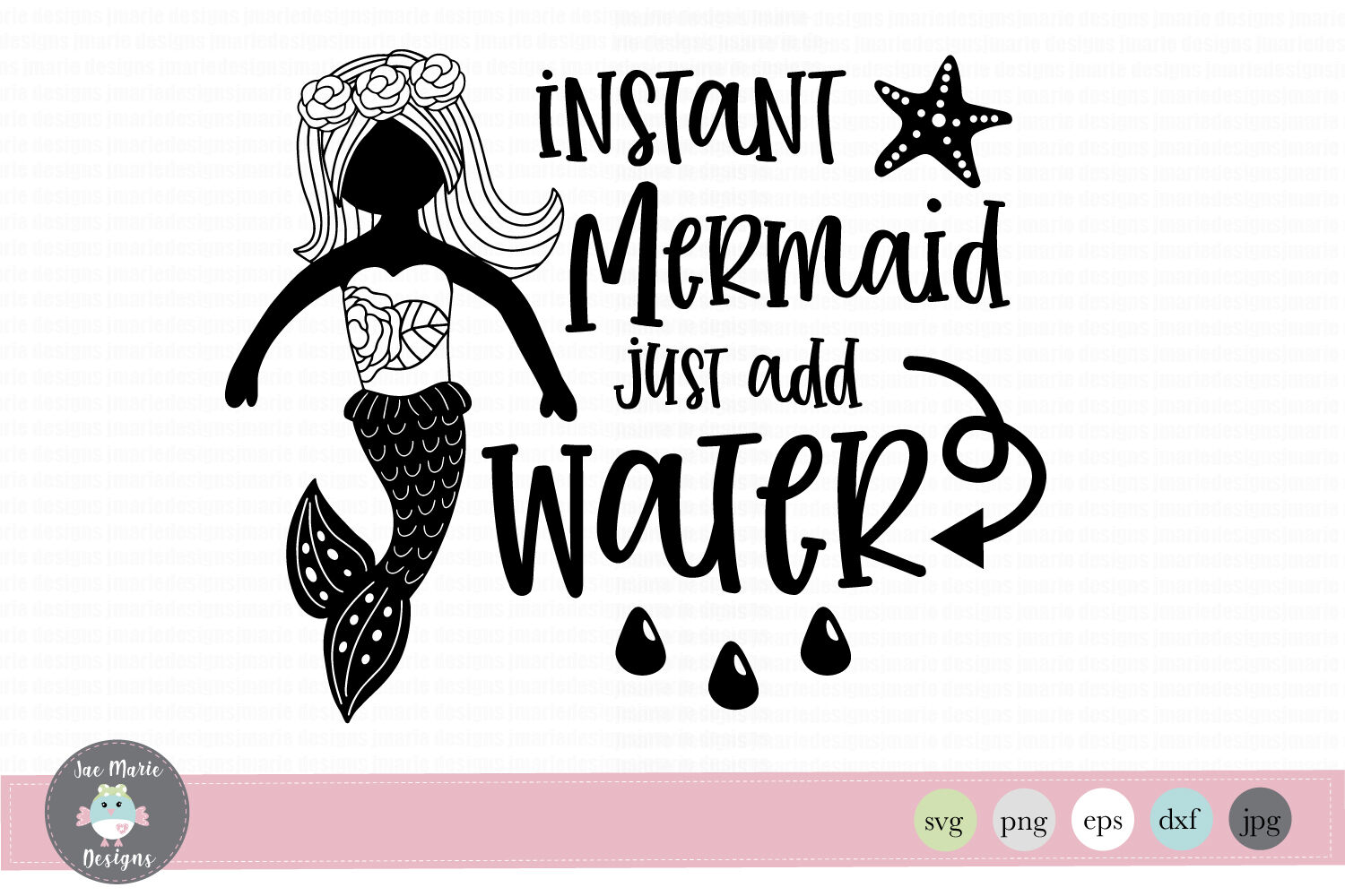 Download Mermaid Svg Mermaid Cut Files Mermaid Clipart By Jae Marie Digital Designs Thehungryjpeg Com