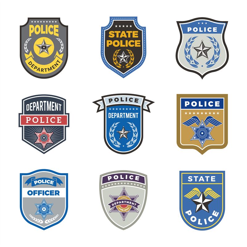 Download Police shield. Government agent badges and police ...