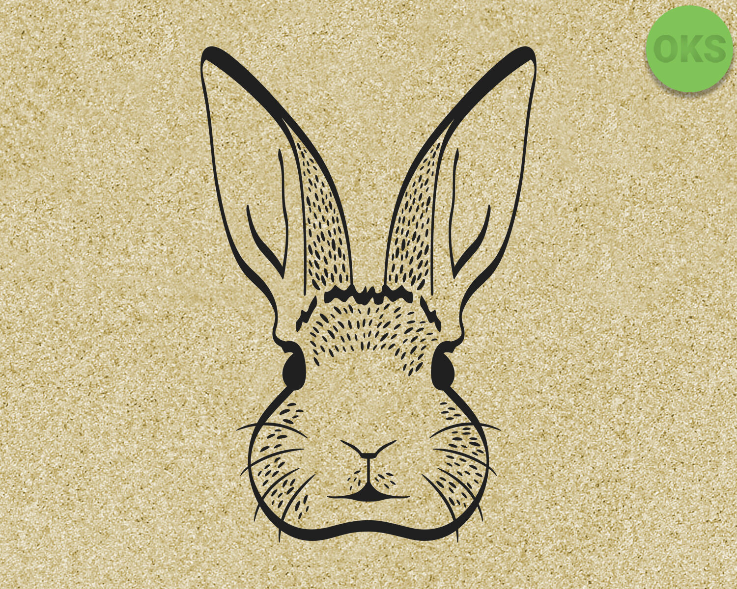 bunny rabbit head face svg, dxf, vector, eps, clipart, cricut, downloa