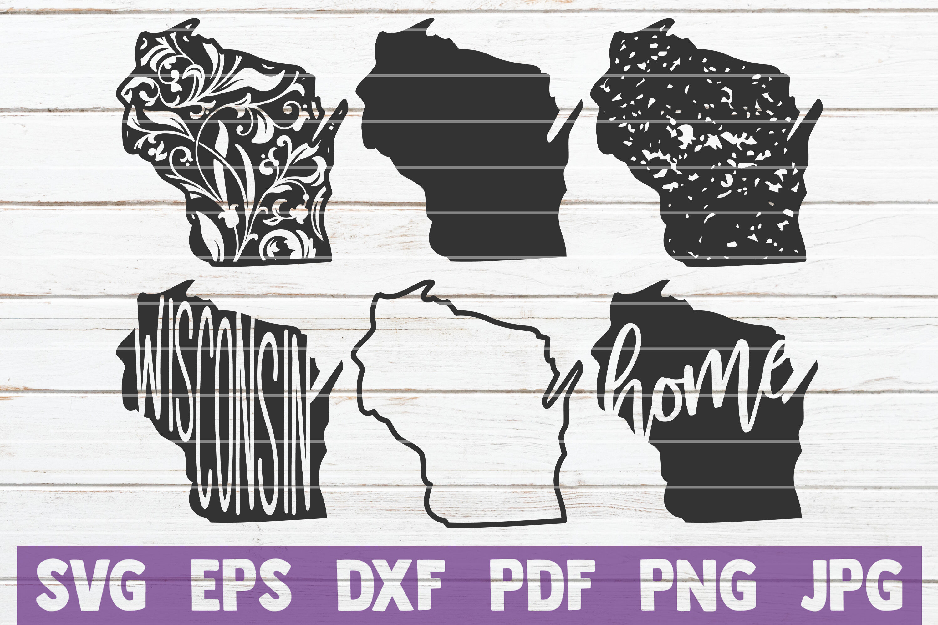 Download Wisconsin State SVG Cut Files By MintyMarshmallows | TheHungryJPEG.com