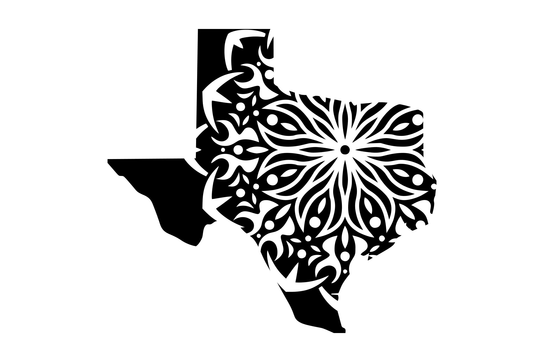 Tx State Mandala 1 Svg Png Eps By Studio 26 Design Co Thehungryjpeg Com