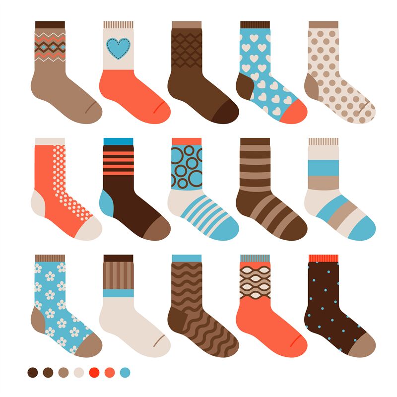 Colorful pastel cute socks By SmartStartStocker | TheHungryJPEG
