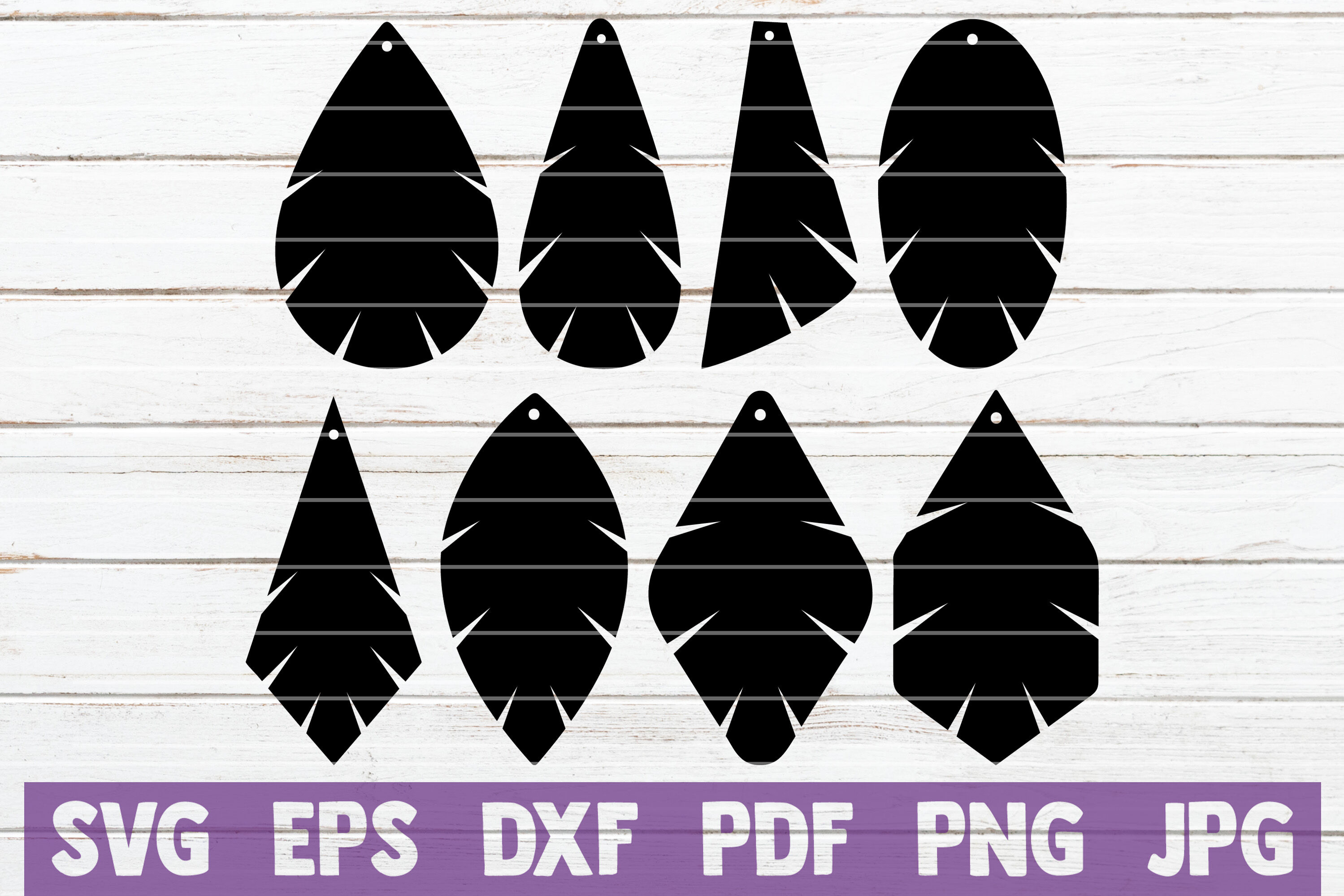 Download Fringe Earring SVG Bundle | Cut File Templates By ...