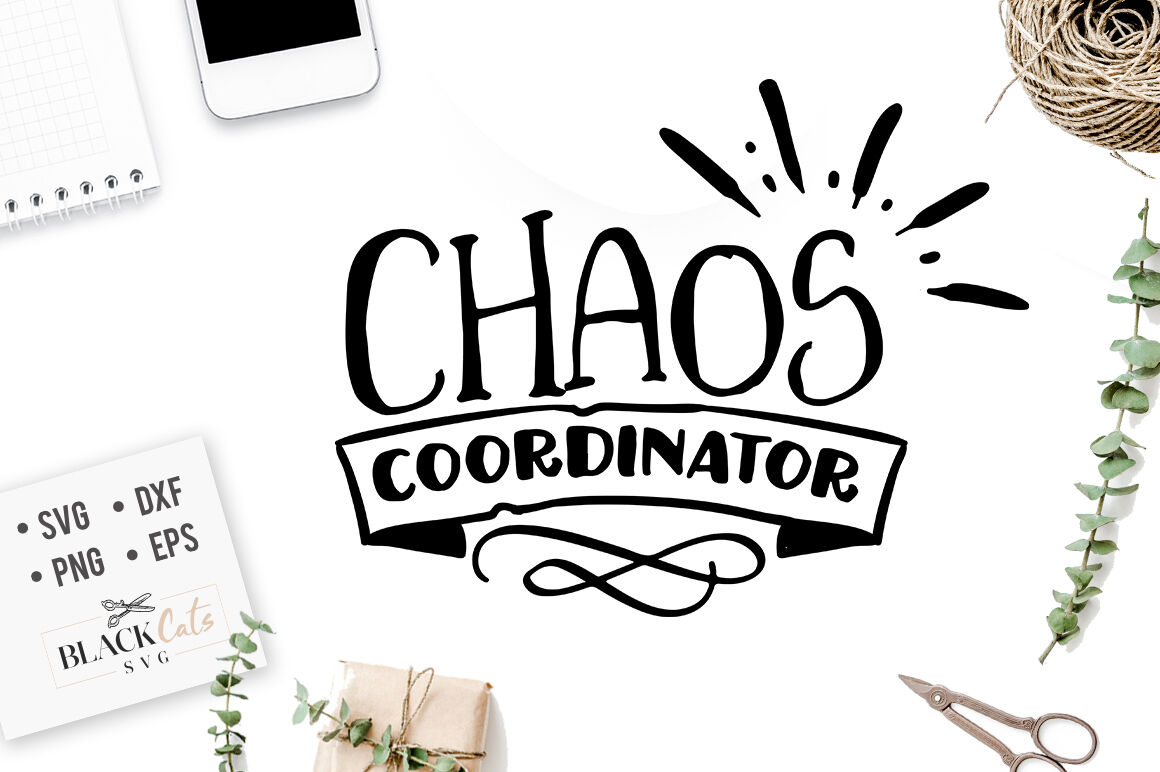 Chaos Coordinator Svg By Blackcatssvg Thehungryjpeg Com