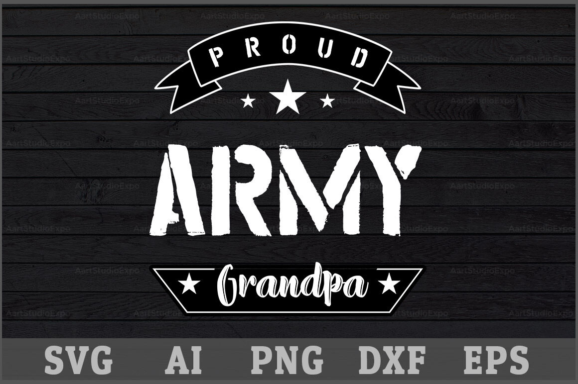 Download Proud Army Grandpa Svg Design By Creative Art Thehungryjpeg Com