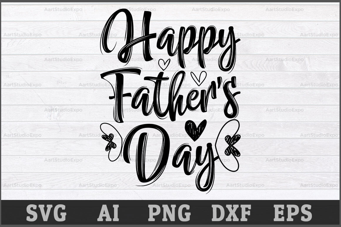 Happy Fathers Day SVG Design By Creative Art | TheHungryJPEG