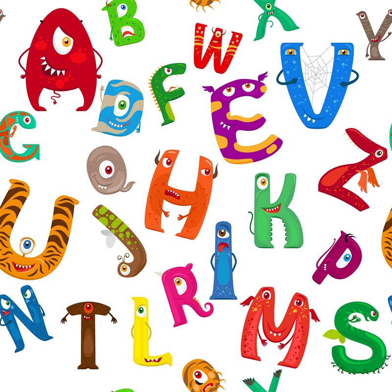 Monsters Inc Alphabet Letters