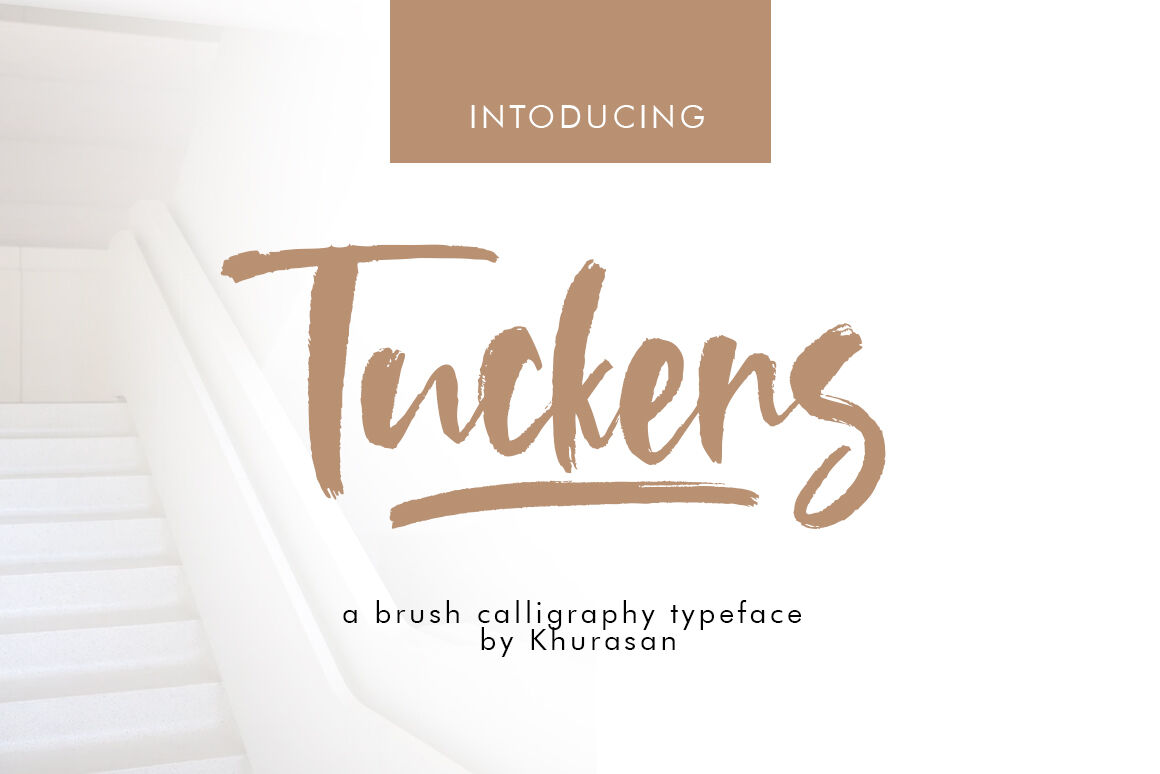 Tuckers Brush Font By Khurasan Thehungryjpeg Com