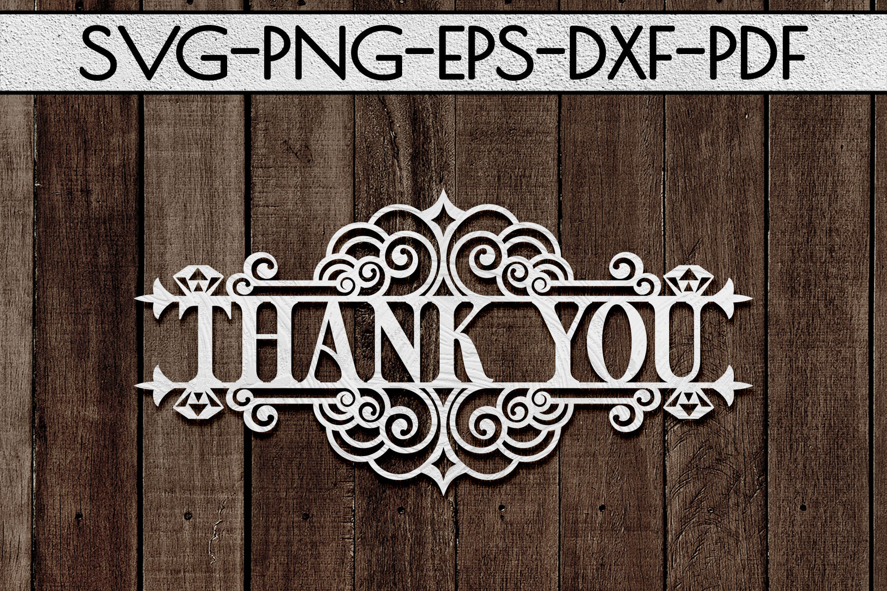 Download Clip Art Art Collectibles Cricut Vinyl Wall Art Dxf Pdf Appreciation Silhouette Gift Ideas Laser Vector Thank You Papercut Templates Cutting File Wedding Sign