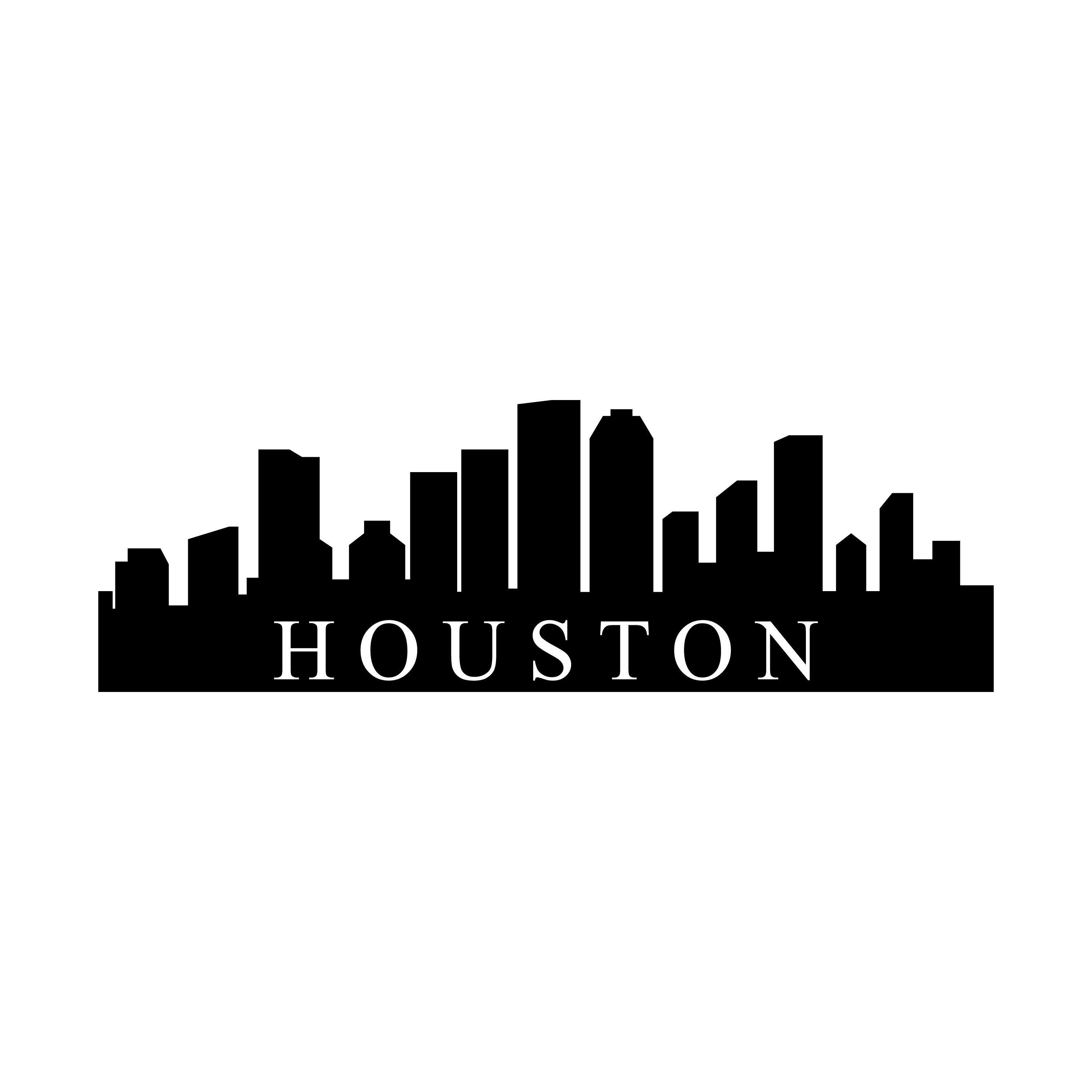 Houston skyline By Marco Livolsi | TheHungryJPEG