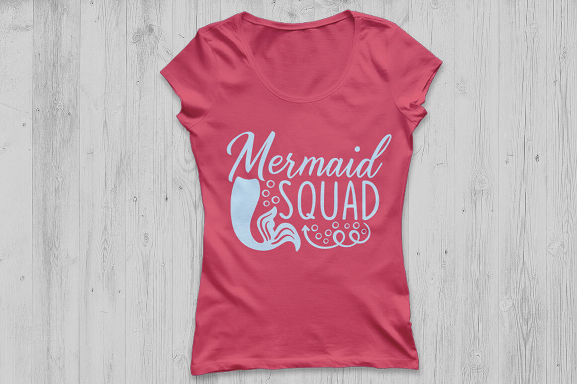 Mermaid Squad Svg Mermaid Svg Mermaid Tail Svg Summer Svg By Cosmosfineart Thehungryjpeg Com