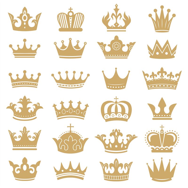 Silhouette King Crown Svg