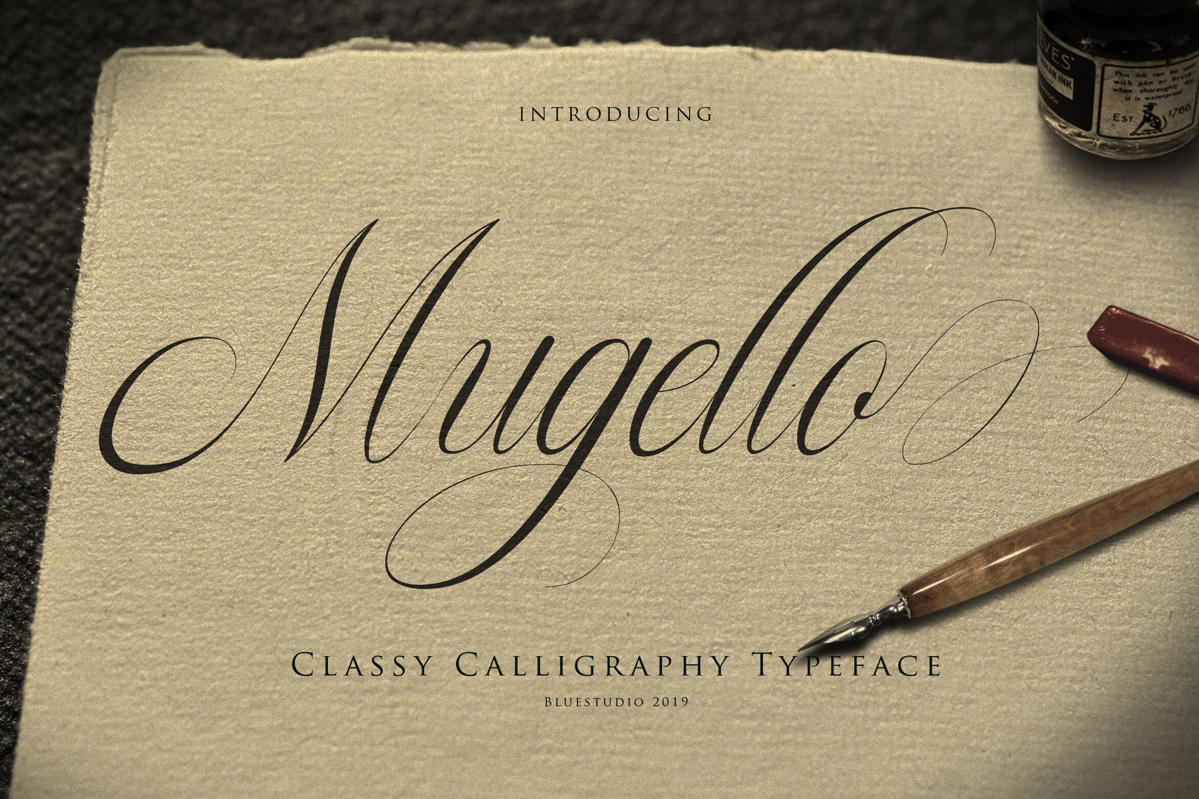 Mugello Classy Calligraphy By Bluestudio Thehungryjpeg Com