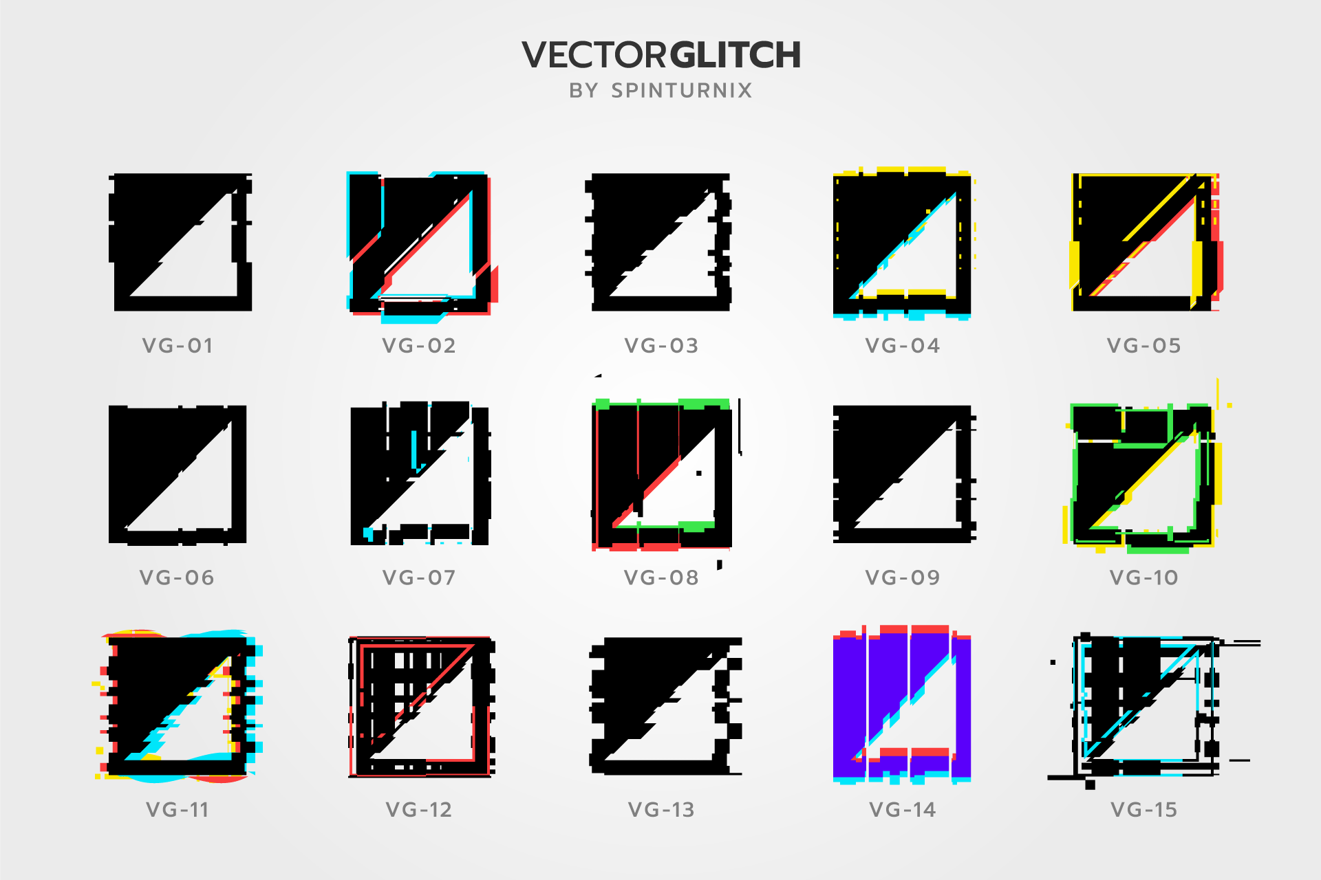 Vector glitch pattern 270818 Vector Art at Vecteezy